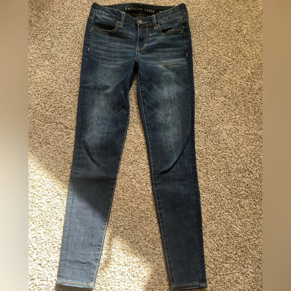 American Eagle Outfitters Indigo Skinny Jeans - Picture 1 of 5